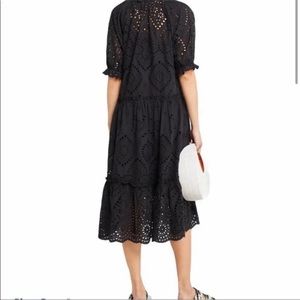 Black eyelet OPT dress NWT